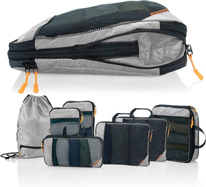 Kleidertaschen Set mit Kompression für Koffer und Rucksack [7-teilig]